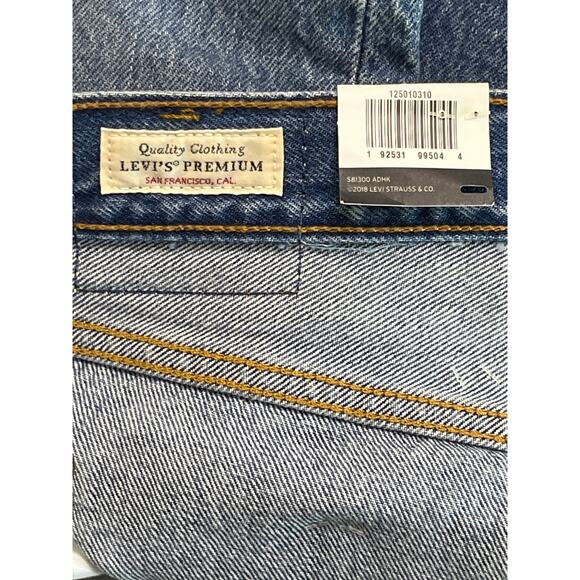 Levi’s Premium 501 Button Fly Jeans Womens W33 L30 Straight Leg 100% Cotton NWT - Picture 14 of 14